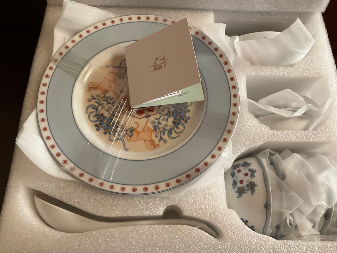 馬　食器17点セット　午年　新年　中国製　景徳鎮産　陶溪川　皿　碗