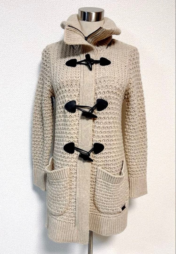 BURBERRYLONDON ダッフルコート　フーディ　2WAYカシミア　M相当