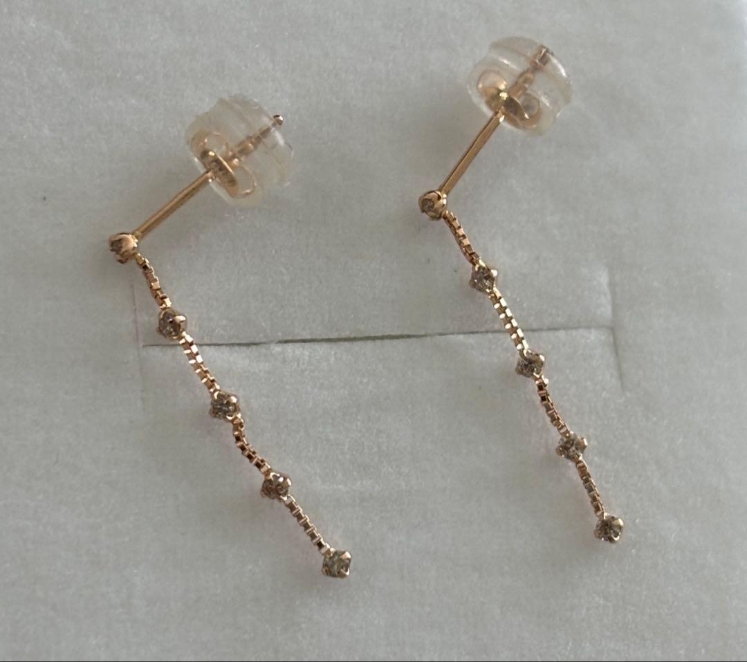 ＊LUNA＊ エステール K18 ダイヤモンドピアス