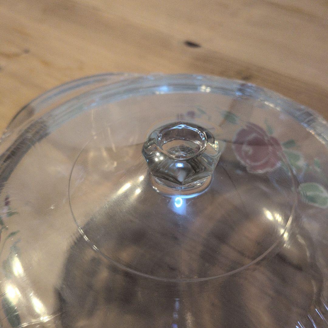 ♦️岩城硝子製 ヴィンテージ・パイレックス 蓋付きキャセロール♦️新品・未開封