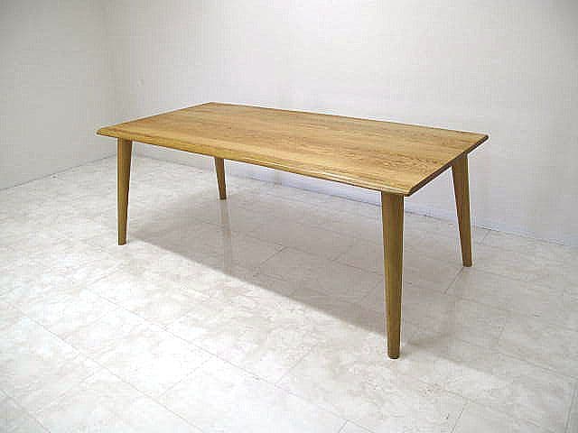 第一産業 オーク材ダイニングテーブル W180ｃｍ　 北欧 ナチュラル 飛騨家具