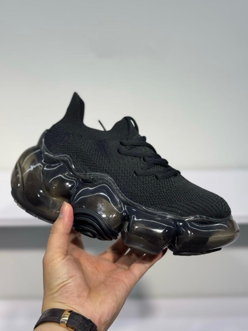 grounds グラウンズ スニーカー 女性用 黒24cm