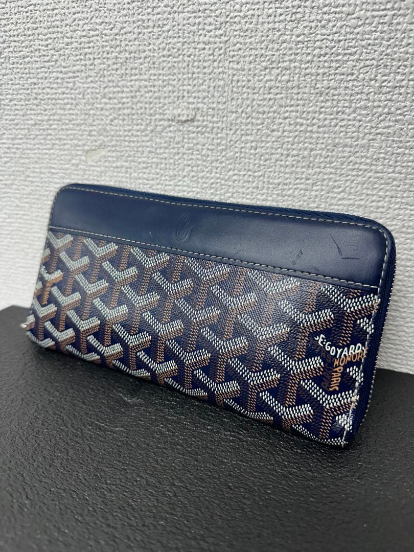 【GOYARD】　マティニョンGM ウォレット ネイビー