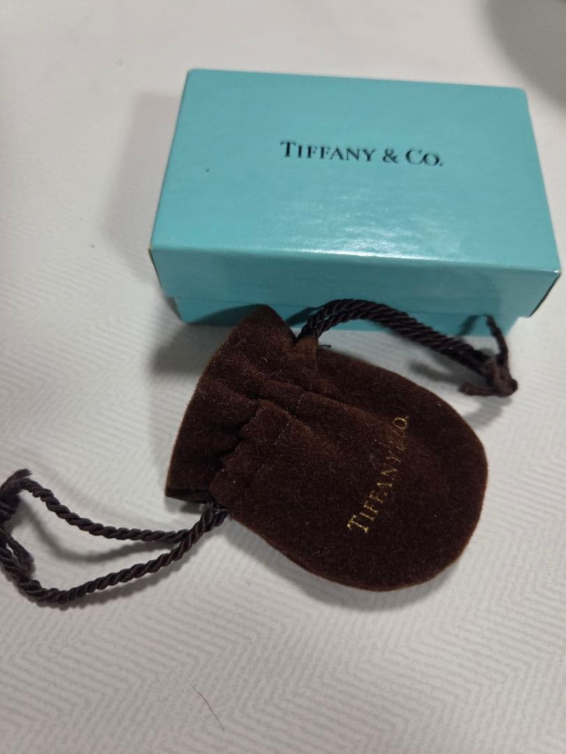 ティファニー♡K18YG クロスステッチピアス ●付属品付き