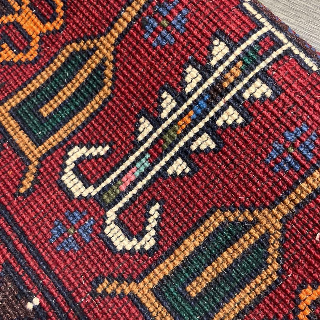 ヴィンテージラグ　トライバルラグ アフガニスタン手織り絨毯