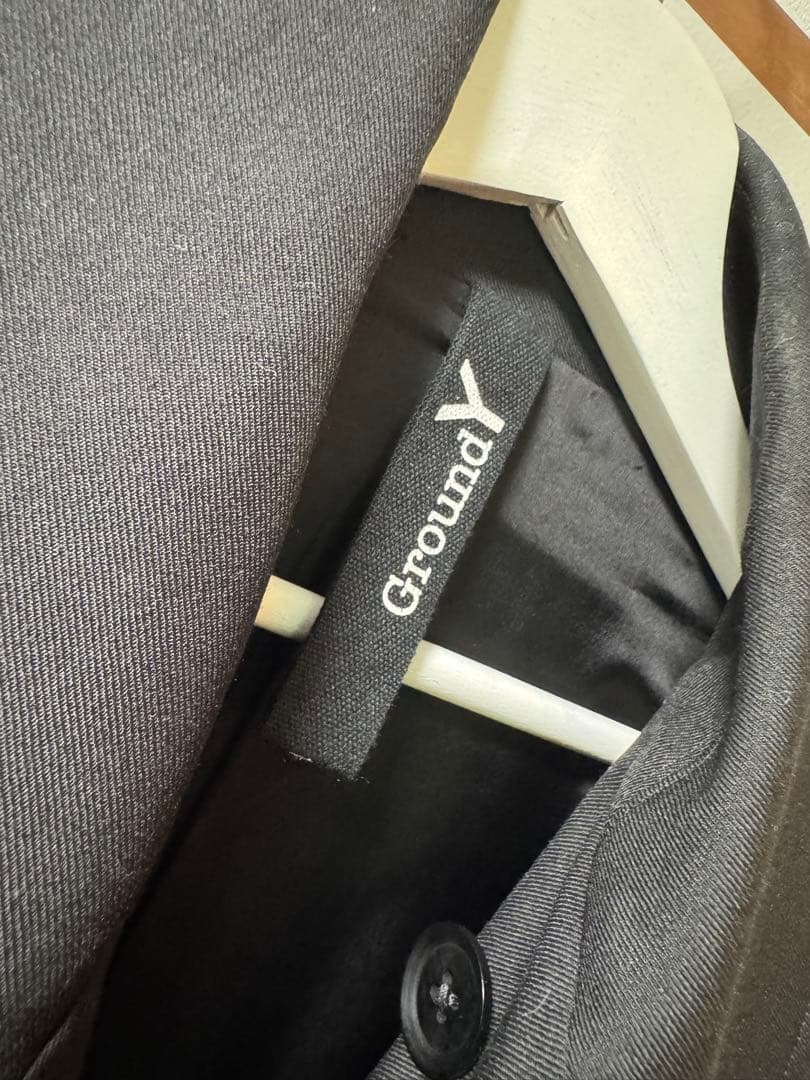 ジャケット・アウター Ground Y Motorcycle Big Coat/GE-C02-100