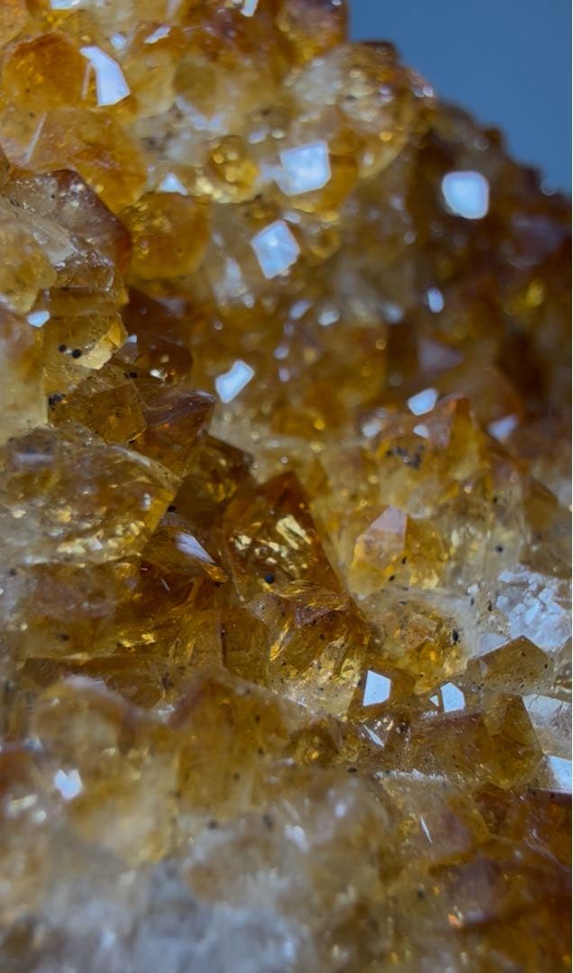 【約341g】シトリンクラスター　原石　天然石　シトリンドーム