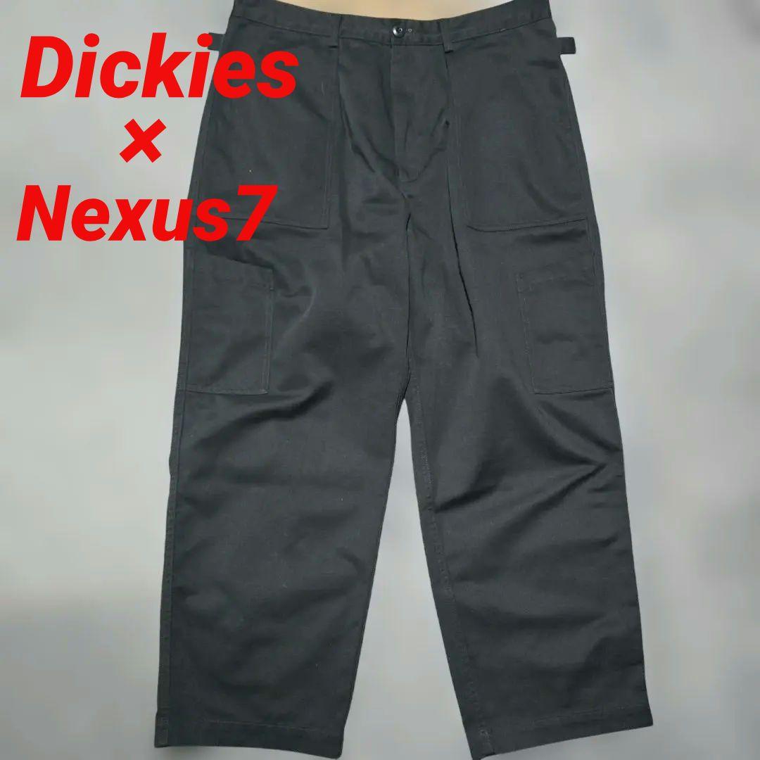 NEXUSVII × Dickies ブラック カーゴパンツ W38