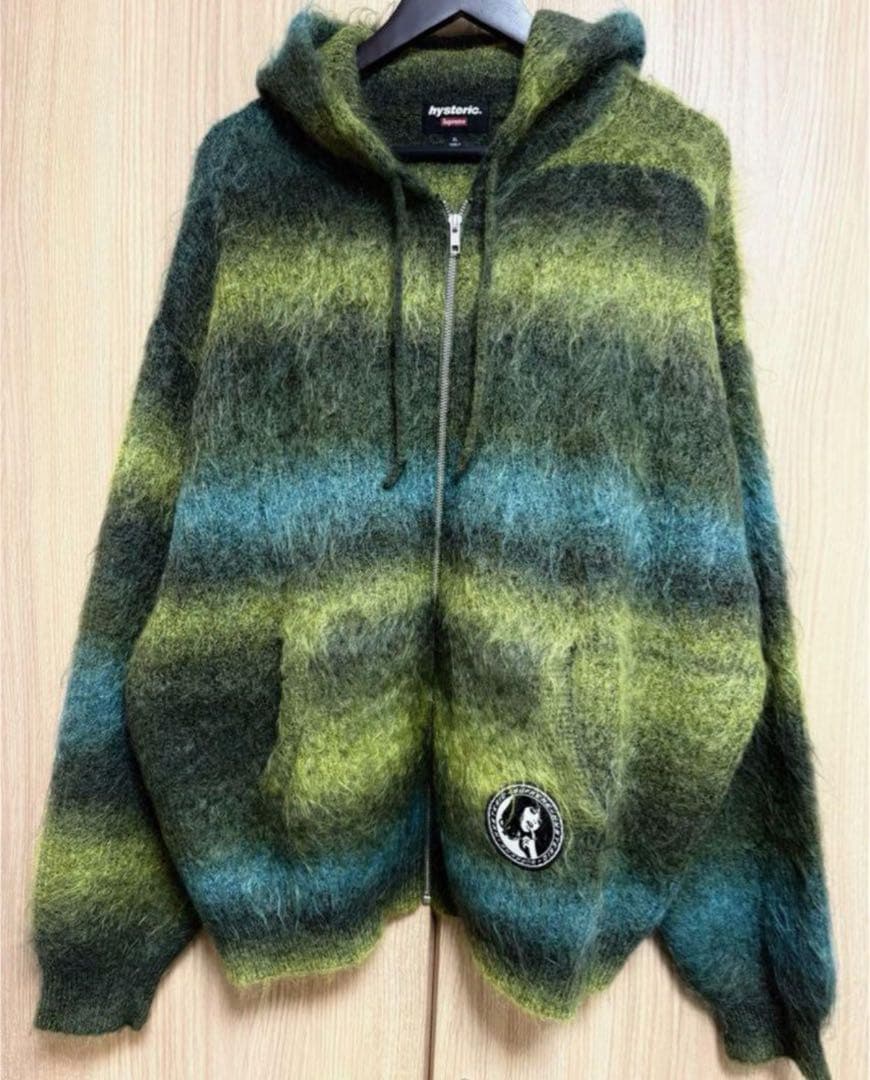 Supreme/HYSTERIC GLAMOUR モヘアフーディ