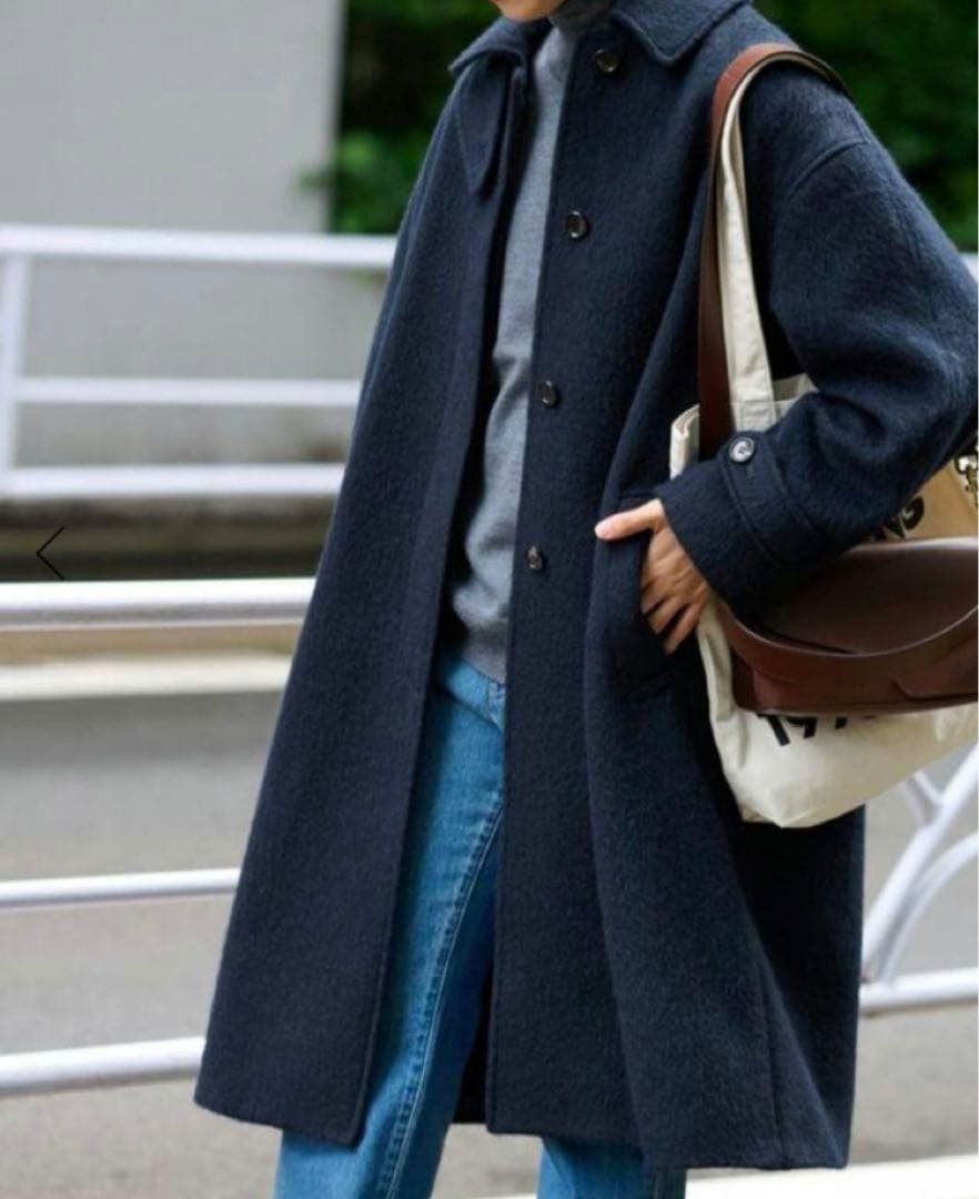 【完売品】FRAMeWORK ウールモヘヤシャギーバルカラーコート