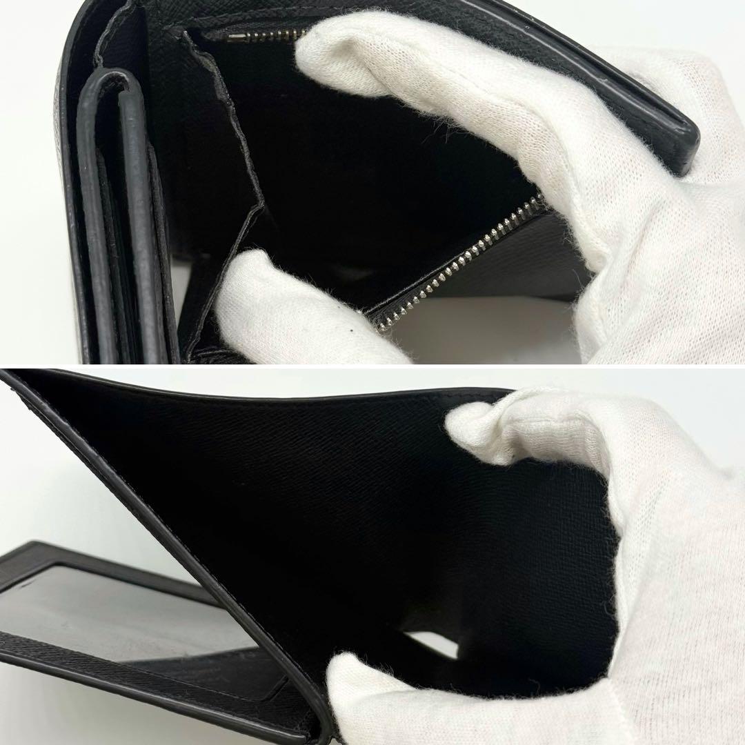 美品 ルイヴィトン タイガ 新型 ポルトフォイユ アメリゴ NM ブラック 黒