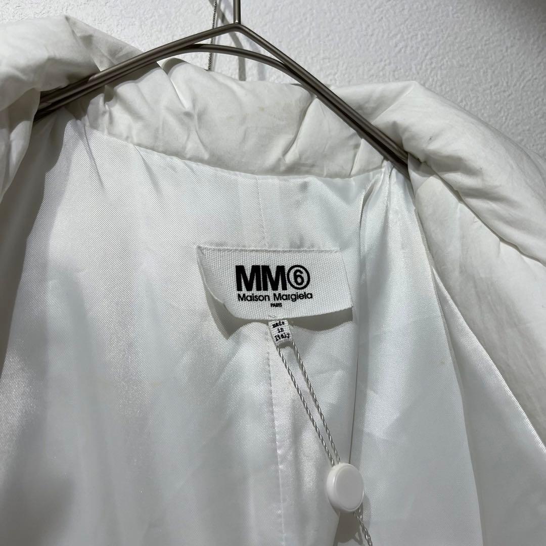 希少 MM6 19AW 上質 デザイン テーラード ダウンジャケットコットン