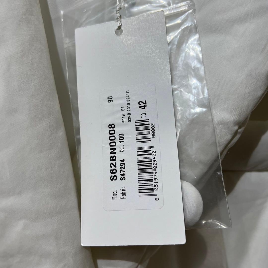 希少 MM6 19AW 上質 デザイン テーラード ダウンジャケットコットン