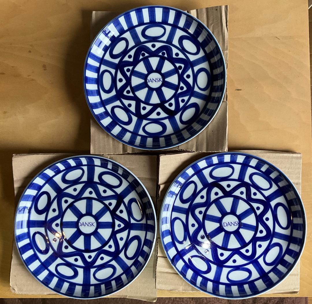 【新品未使用】DANSK アラベスク サラダプレート 3枚セット