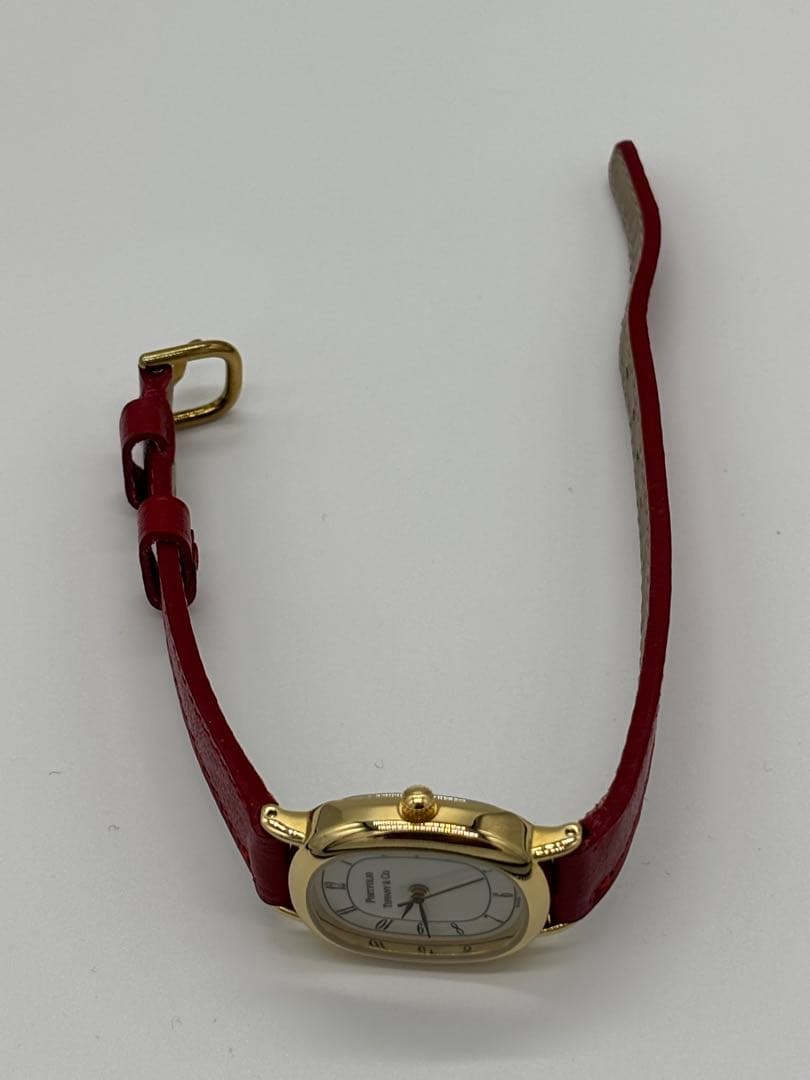 【美品】ティファニー ポートフォリオ クォーツ 【稼働品】箱 専用ケース付き