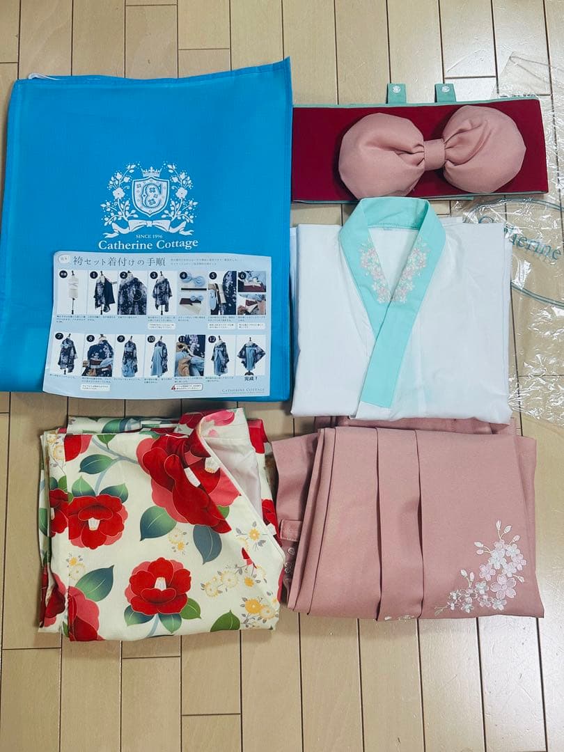 キャサリンコテージ　小学生卒業袴　簡単袴セット　150センチ