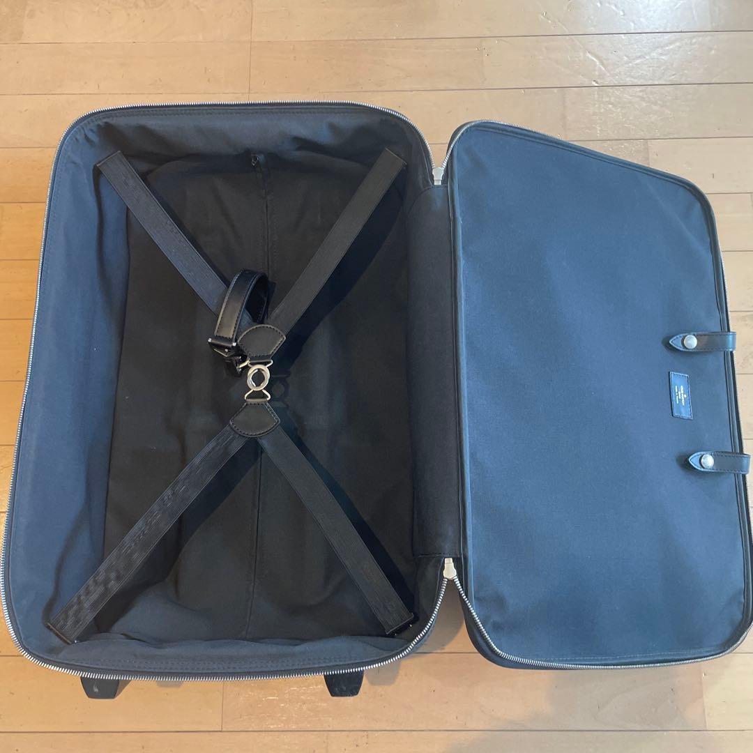 Louis Vuitton ブラックレザー キャリーケース