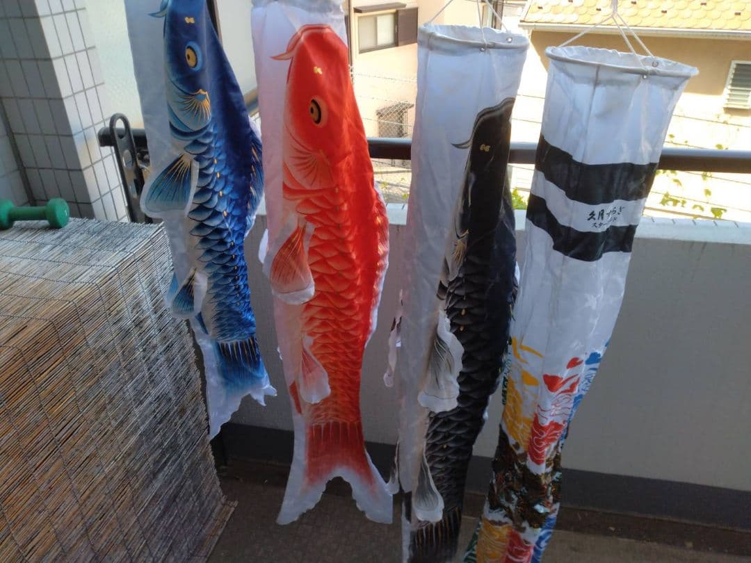 久月の鯉のぼり スタンド付き