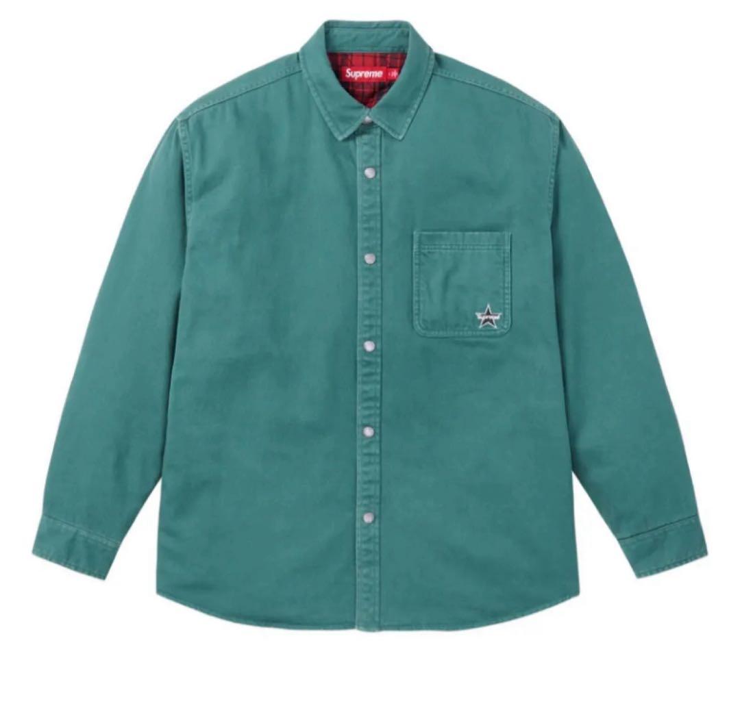 Supreme® Quilted Lined Denim Snap Shirt