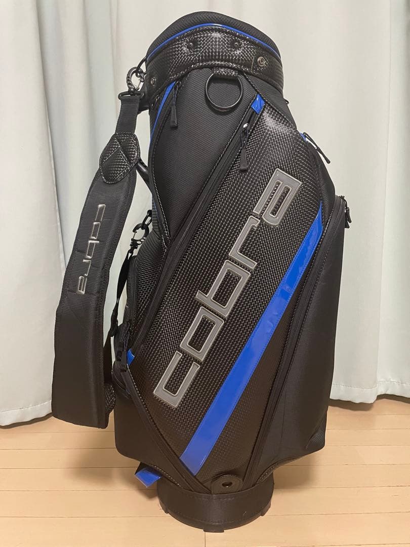 Cobra キャディバッグ ブラック/ブルー