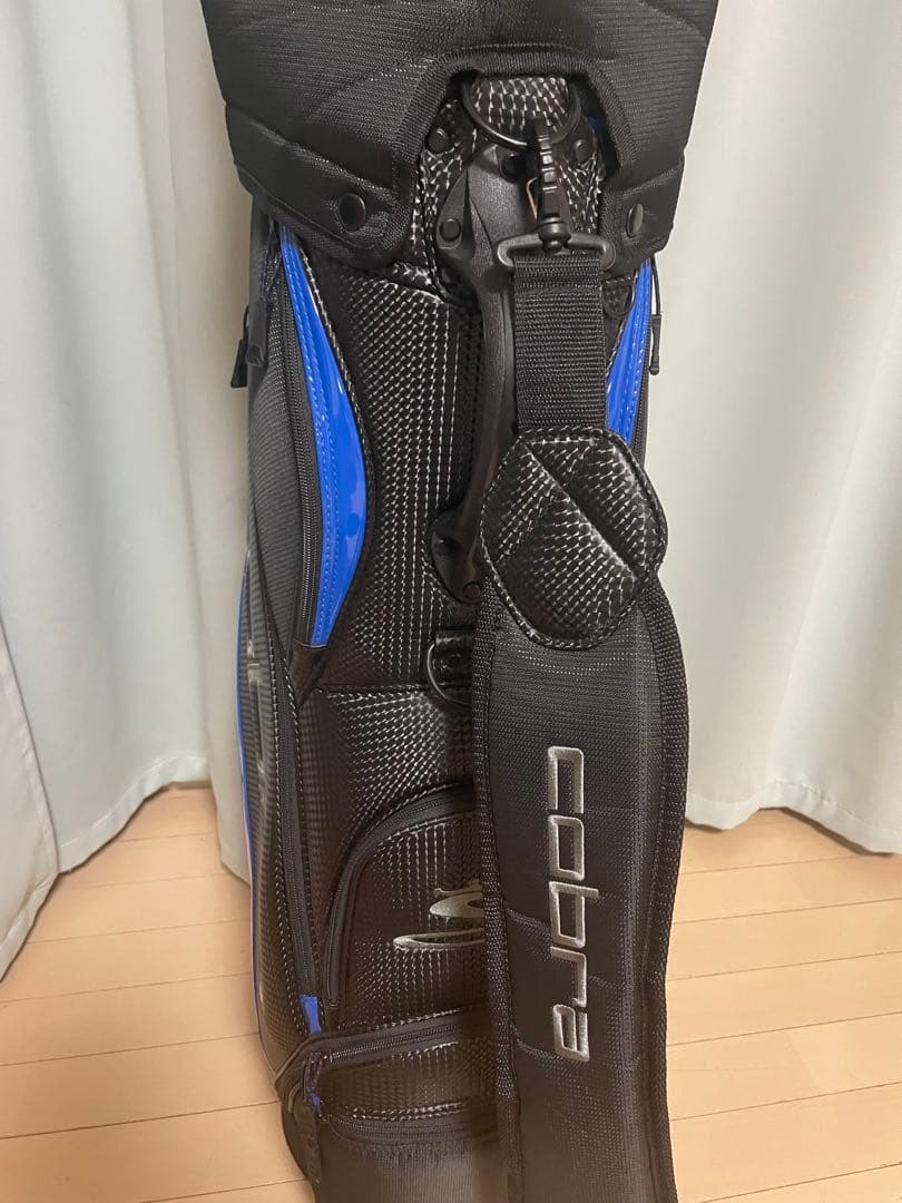 Cobra キャディバッグ ブラック/ブルー