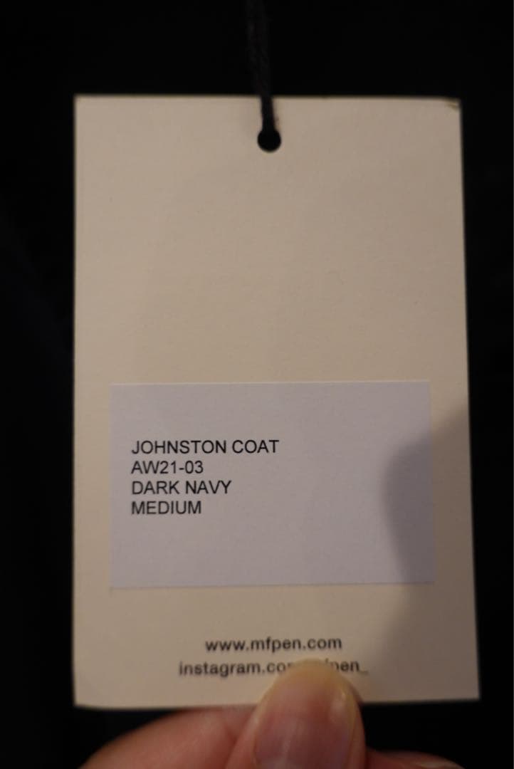mfpen johnston coat ジョンストンコートM