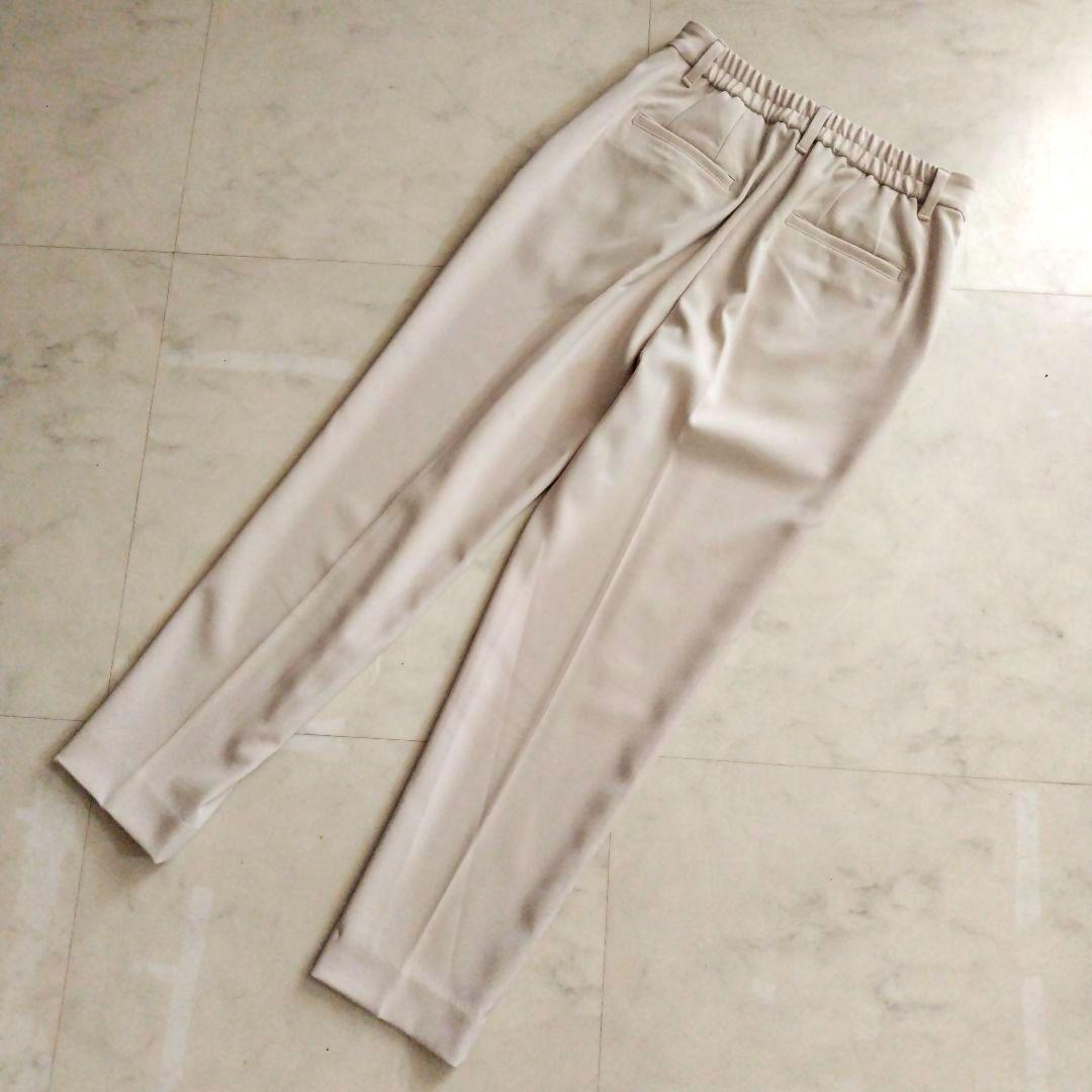 【美品】プラステ セットアップ ノーカラー とろみ素材 洗濯可 上下セット