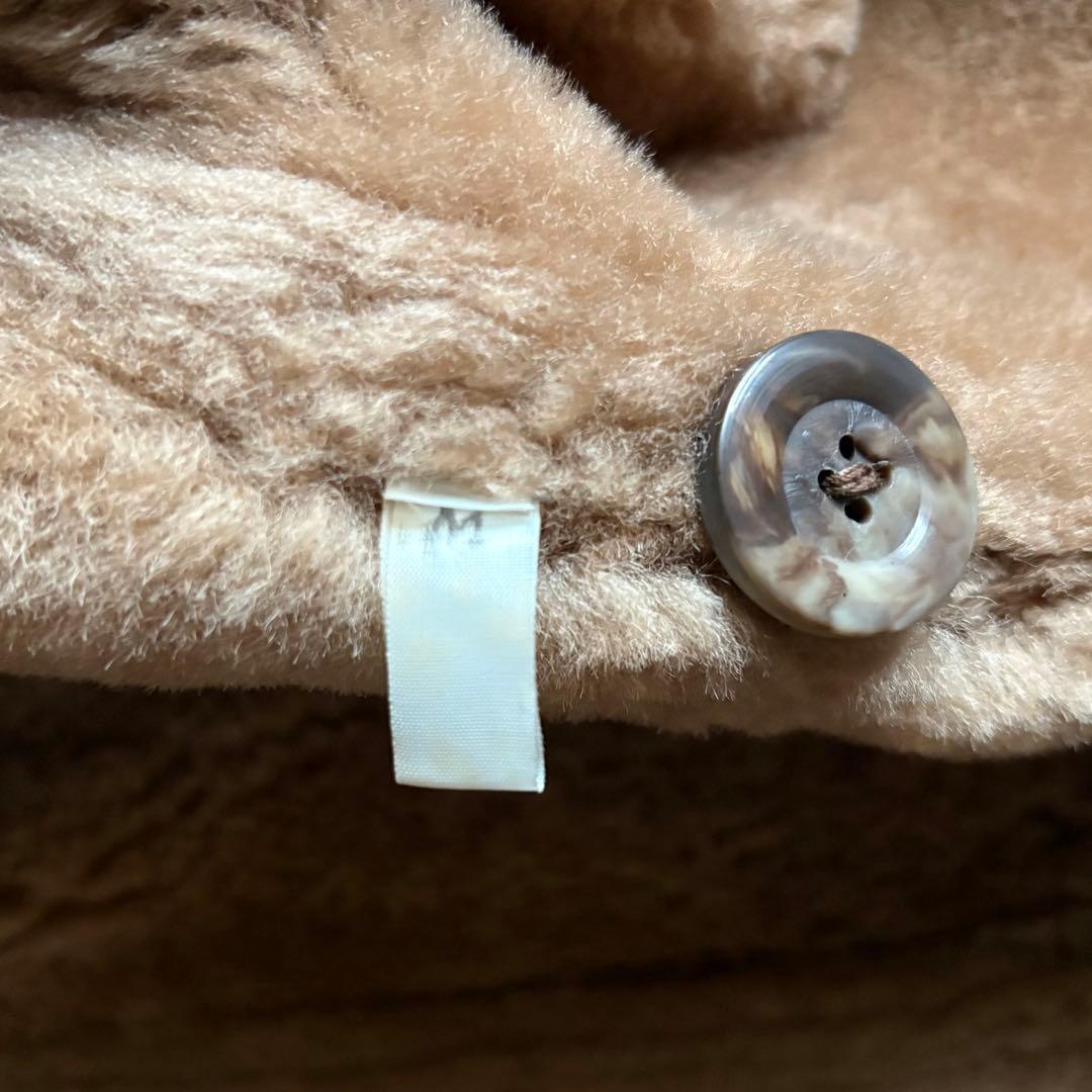 【70s vintage】リアルムートンコート　本革　ヌバックレザー　ユーロ古着