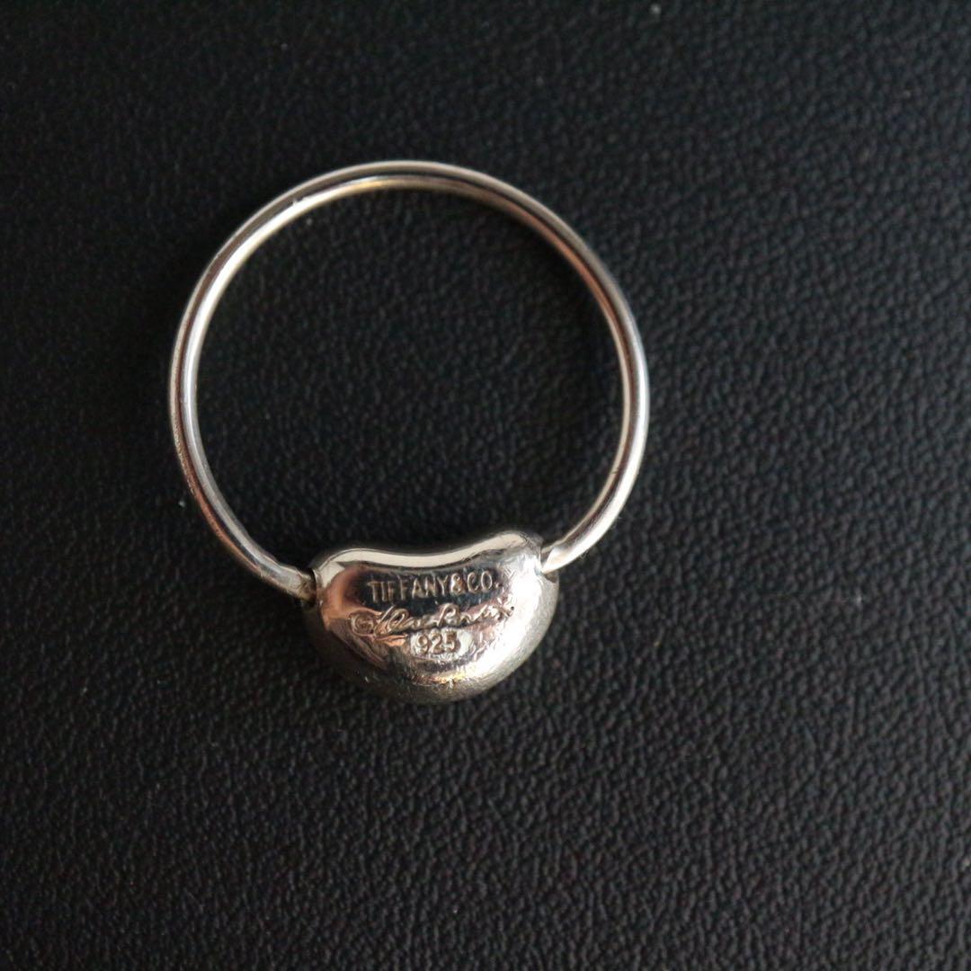 袋箱有り✨美品✨約12.5号ティファニー ビーンリングシルバー 925