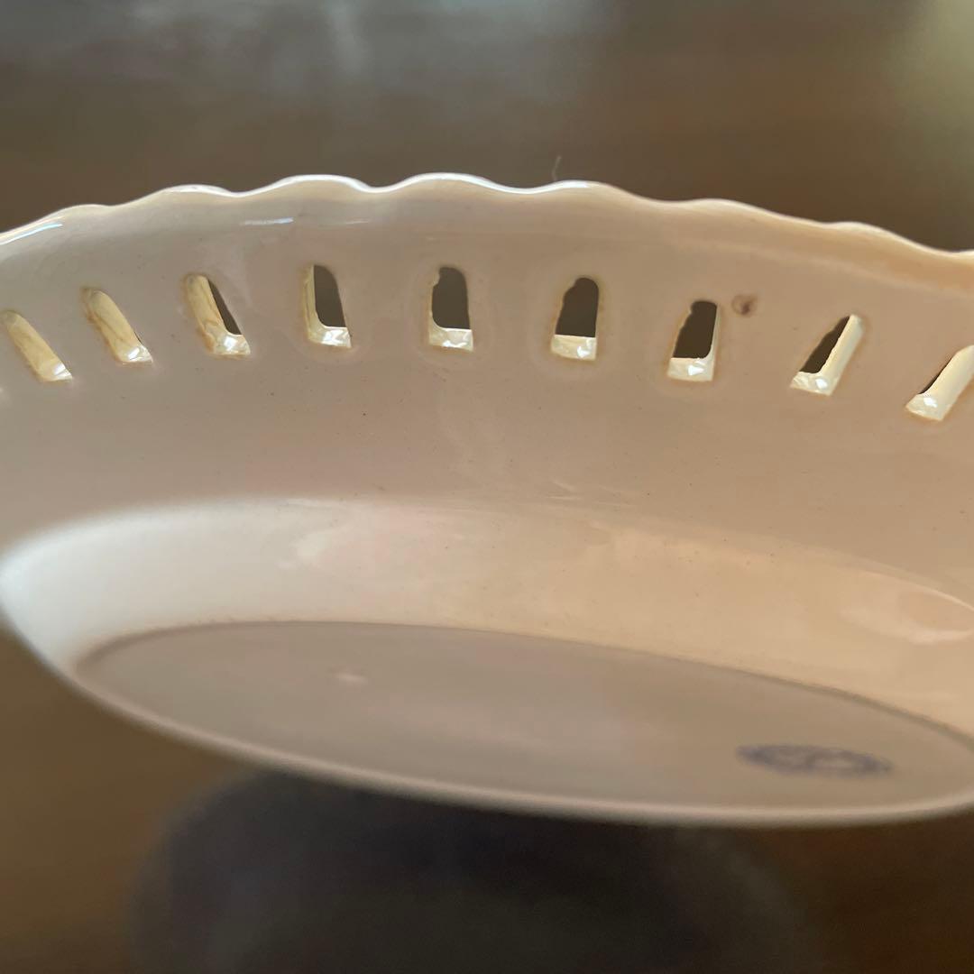 サルグミンヌ　パニエ　デザート皿　フランスアンティーク皿