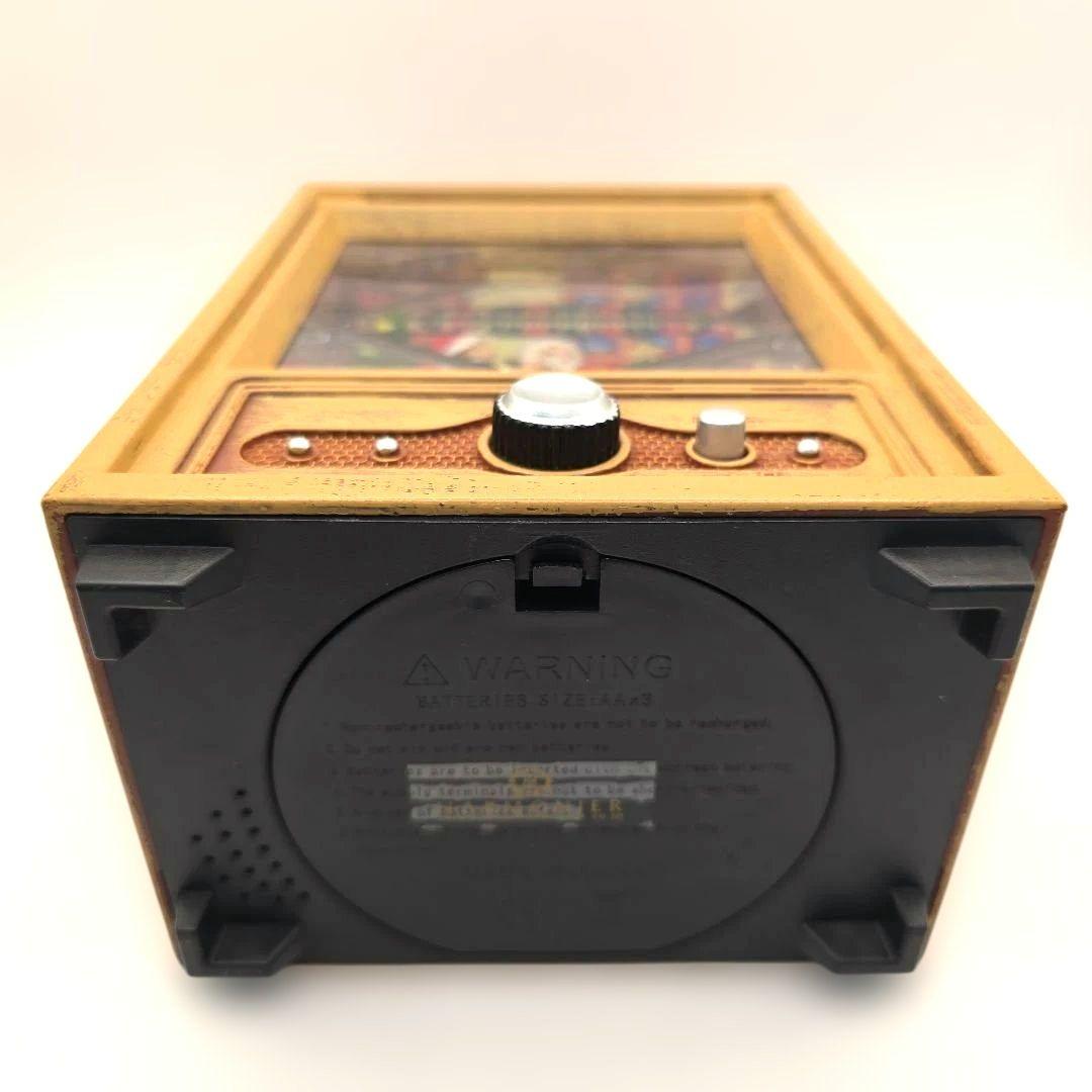 す*ん様 ★値下! レトロテレビ型 クリスマス音楽＆雪舞仕掛 サンタクロース ス