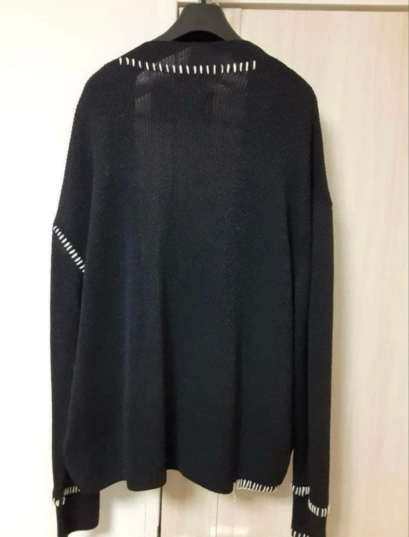 OUAT 004 BLACK OFFICE CARDIGAN黒カーディガン