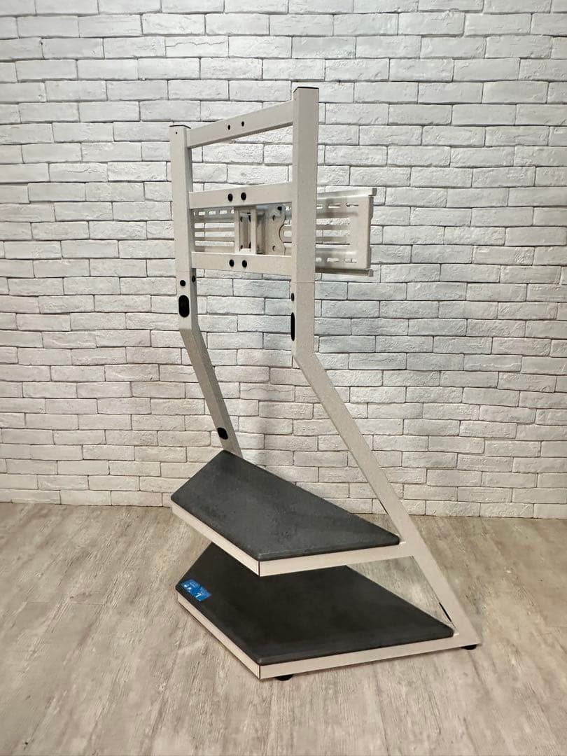 【東京都内23区配送無料】テレビ台　コーナー　スタンド　TV ボード　角　白