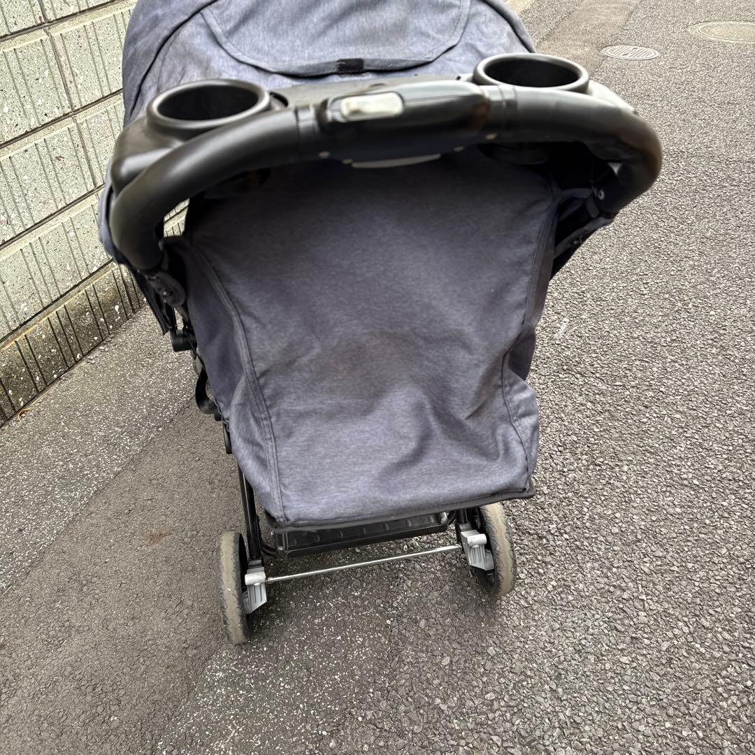 KATOJI　カトージ　ベビーカー　二人でゴー　DX　デニム　2人乗り用