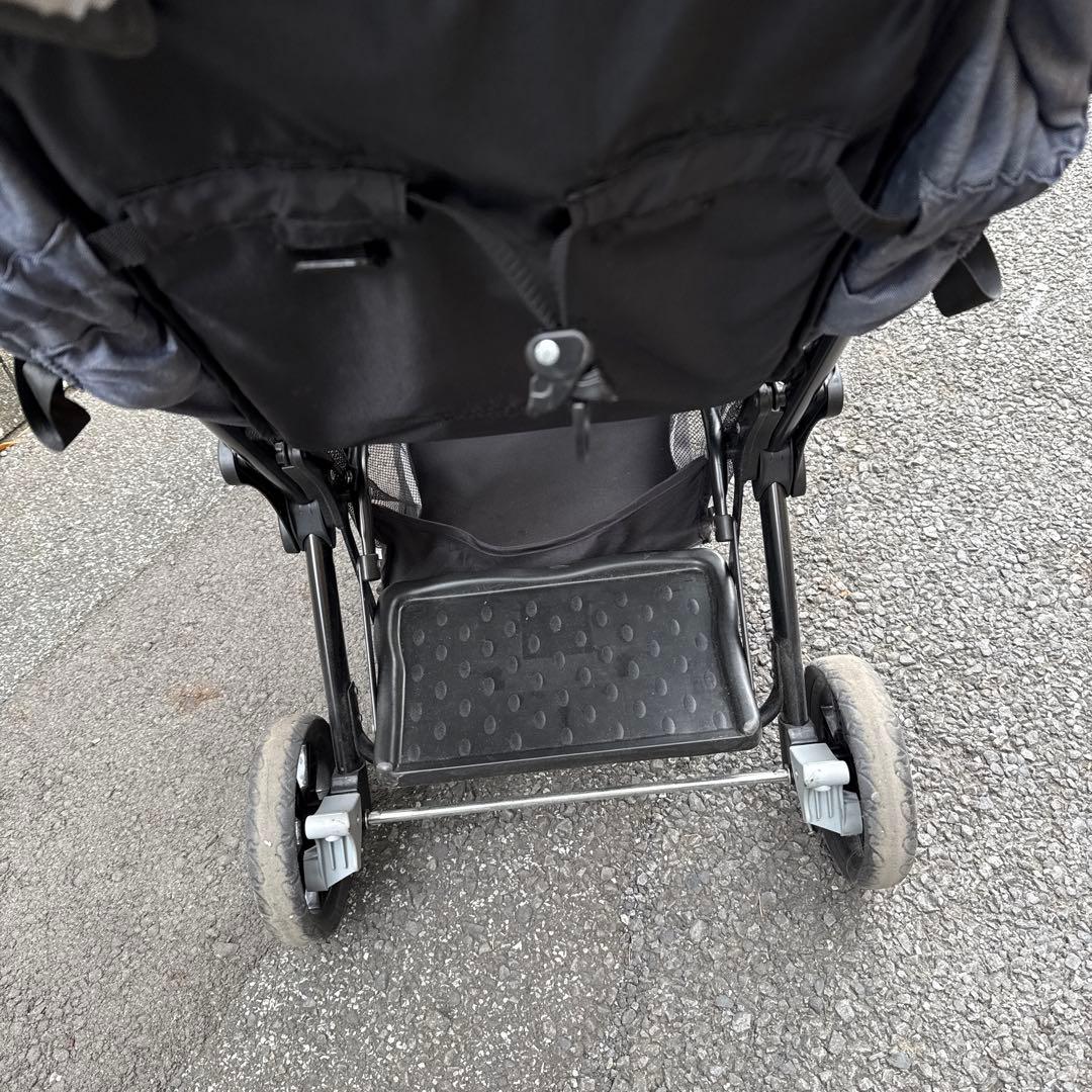 KATOJI　カトージ　ベビーカー　二人でゴー　DX　デニム　2人乗り用