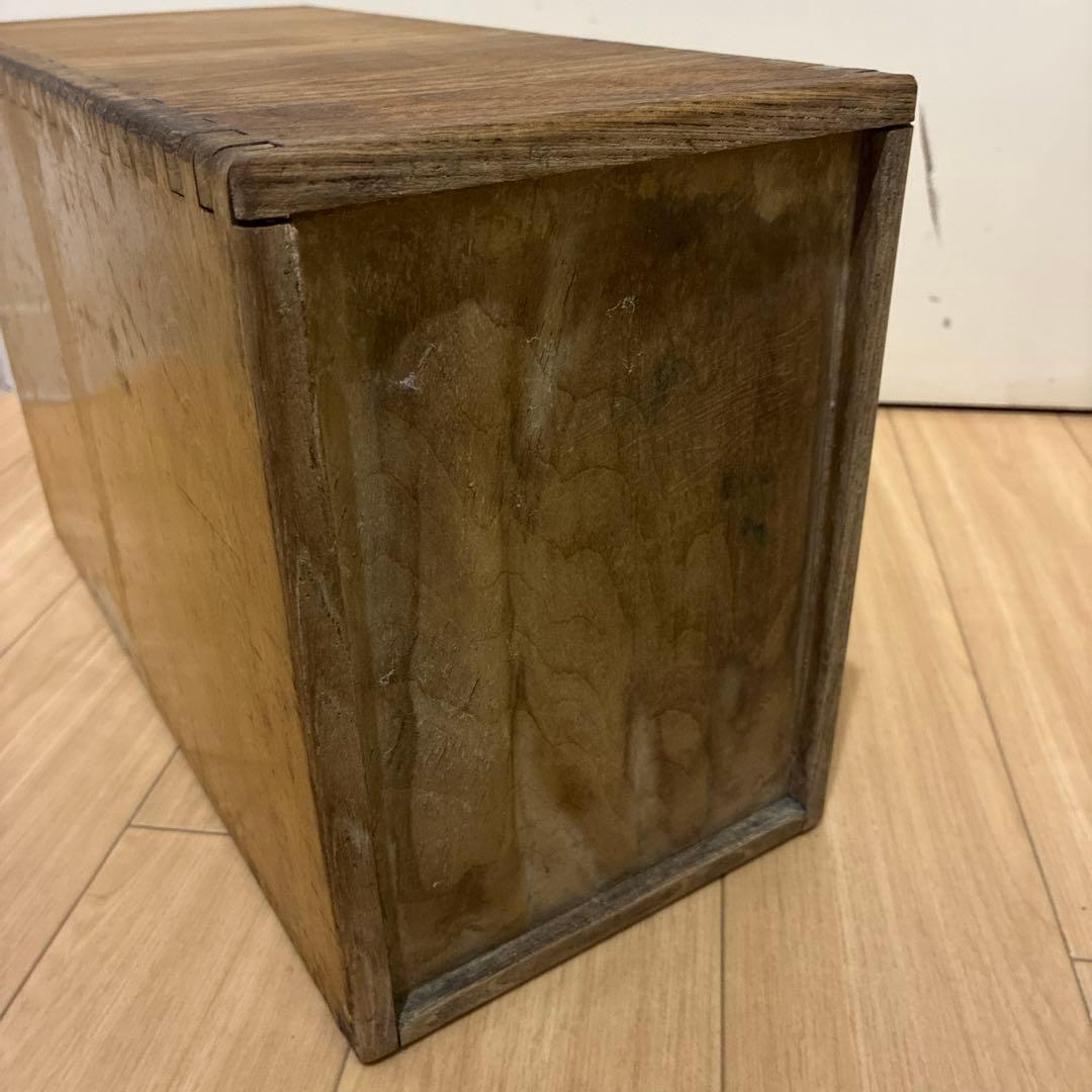 古道具 ヴィンテージ 丸善 図書カード入れ 小引出し