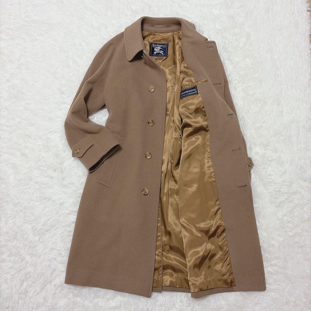 Burberrys ステンカラーコート カシミヤ混 ロングコート比翼 885