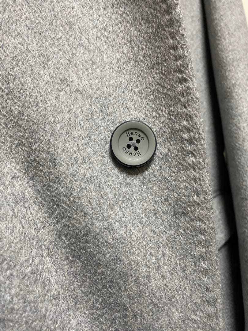 HERNO ヘルノ コロンボ　カシミヤ　チェスターコート ライトグレー 48