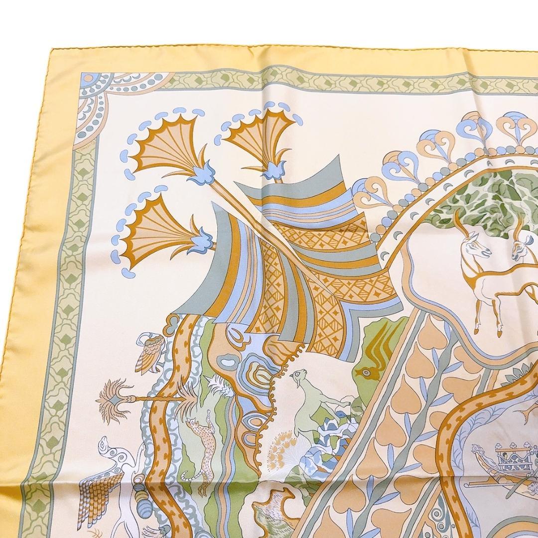 ◇エルメス◇シルク/カレ90/テラの春/スカーフ/希少品/レア/HERMES