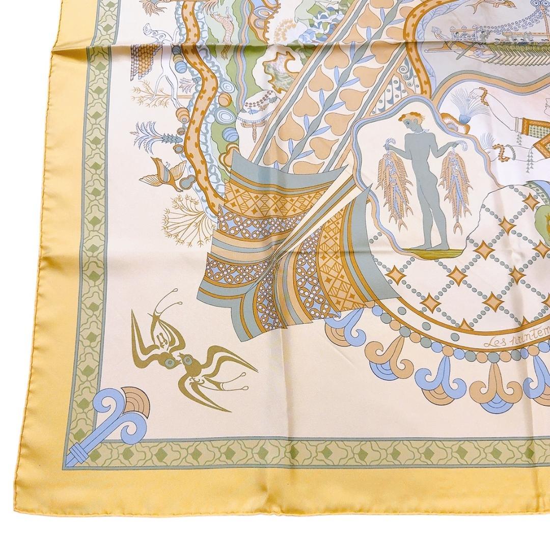 ◇エルメス◇シルク/カレ90/テラの春/スカーフ/希少品/レア/HERMES