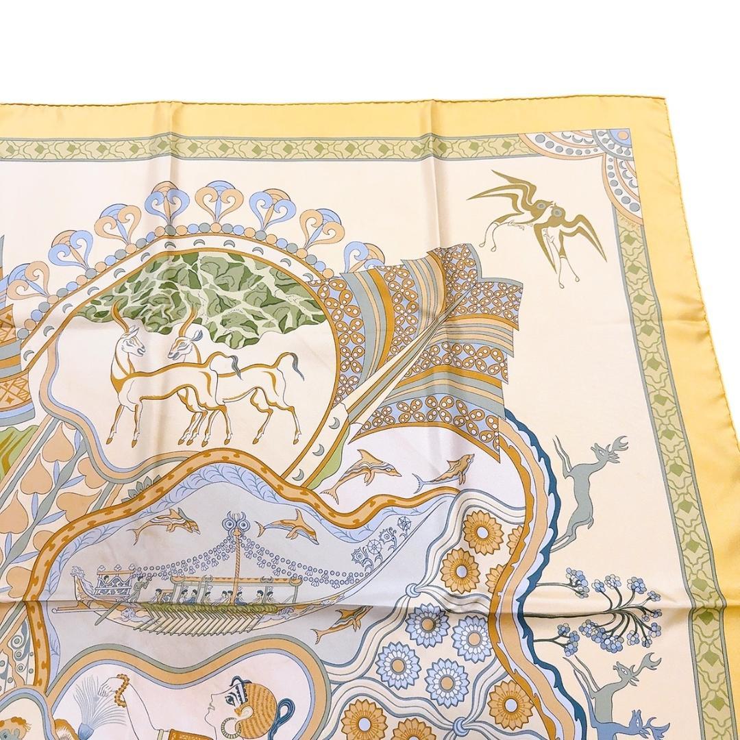 ◇エルメス◇シルク/カレ90/テラの春/スカーフ/希少品/レア/HERMES