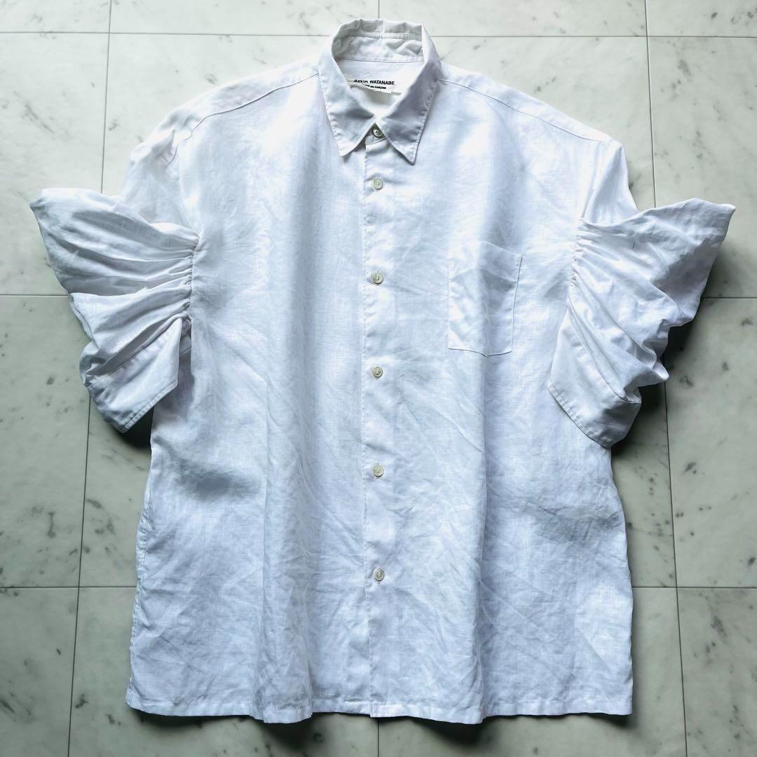 ジュンヤ ワタナベコムデギャルソン リネン シャツ ブラウス ホワイト 白