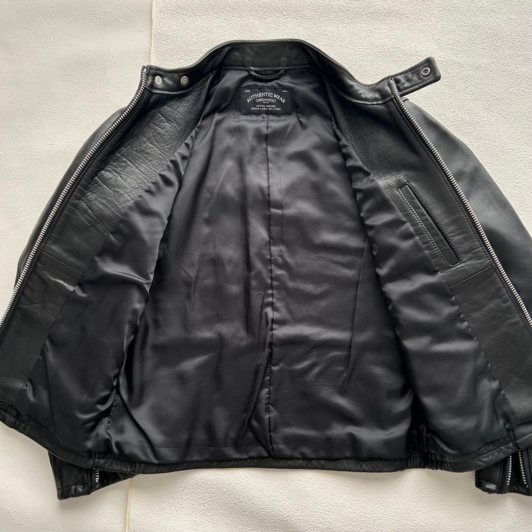 美品✨ユナイテッドアローズ　AUTHENTIC WEAR レザージャケット
