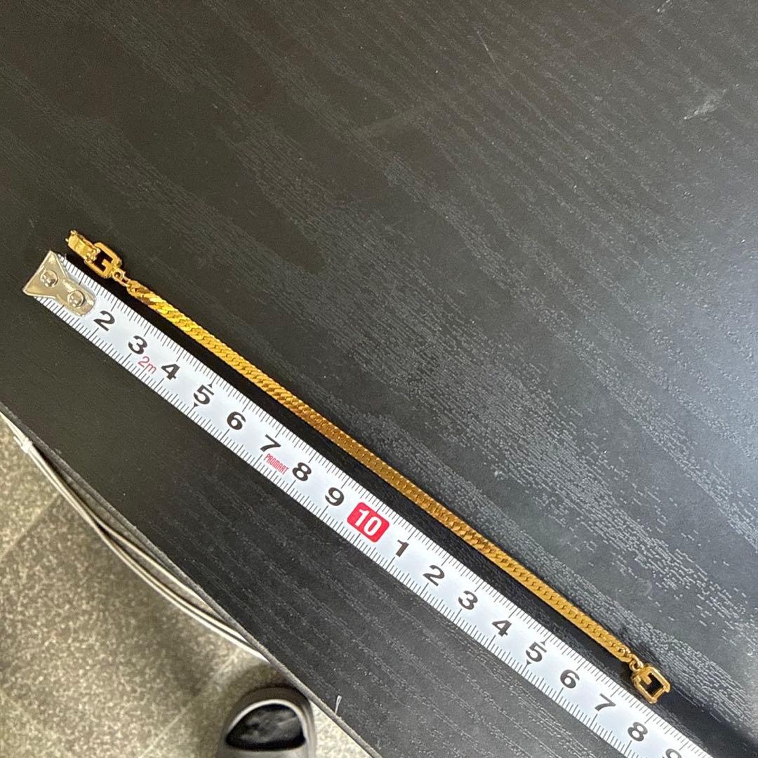 GIVENCHY ジバンシー　喜平チェーンブレスレット　ゴールドカラー　美品