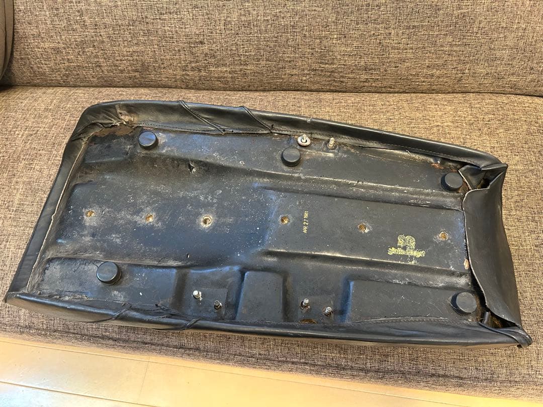 GS400/GS400E 当時物　ジュリアーリシート　ブラック　革