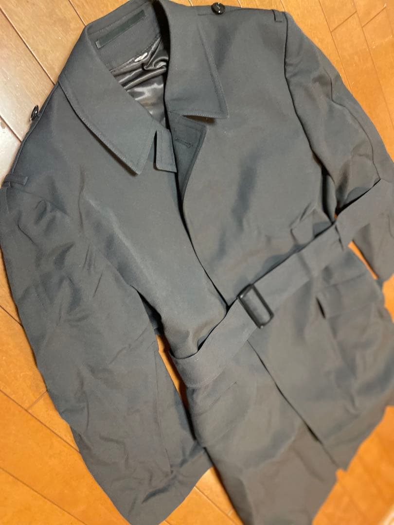 実物　ドイツ軍　トレンチコート　ライナー付き　アウター　ミリタリーコート