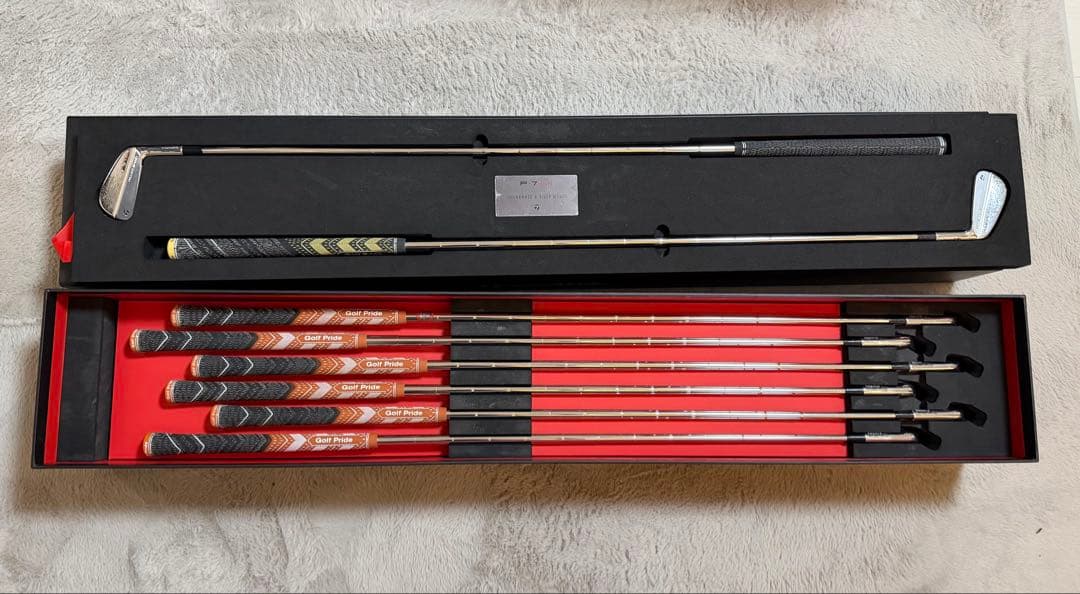 P7TW アイアンセット 8本　箱、手紙付