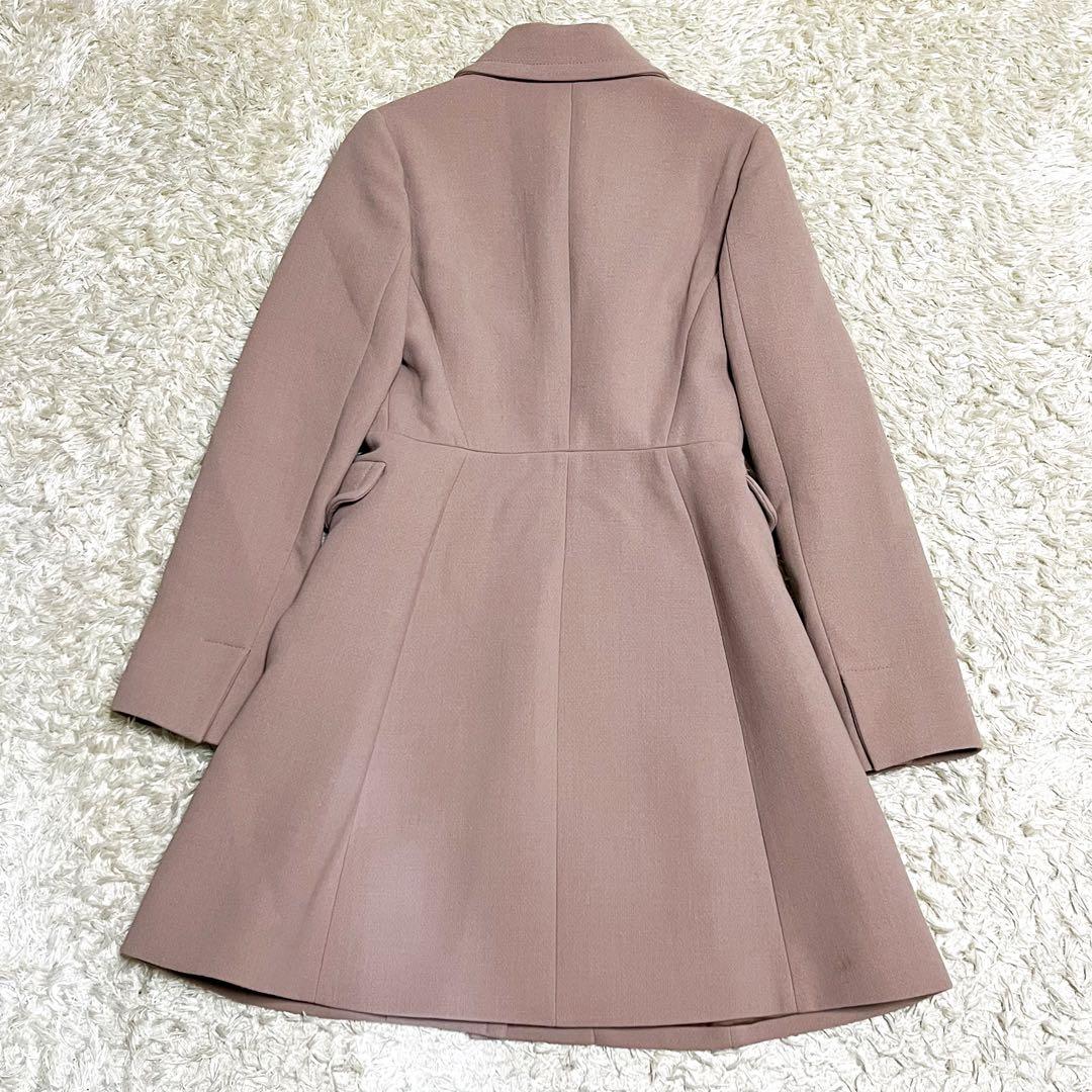 miumiu ベーシックロングコート ワンピースコート ピンクベージュ 38