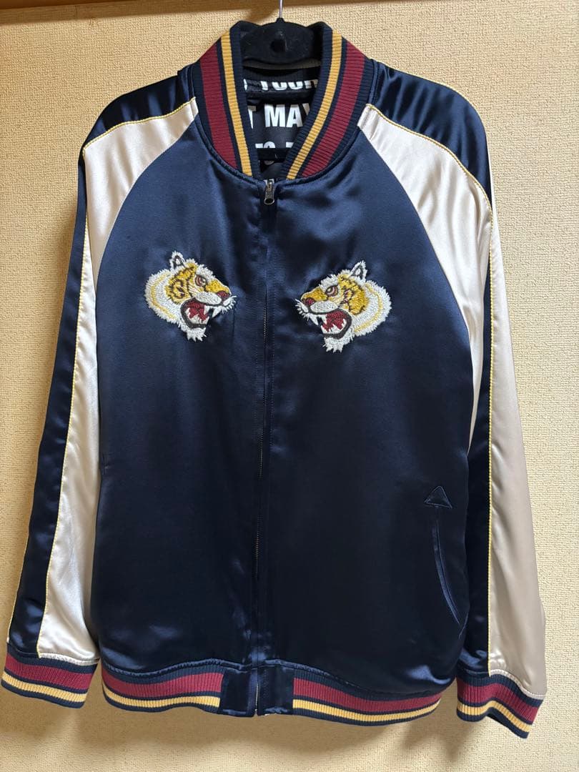 リザード/グラム スカジャン 刺繍 リバーシブル