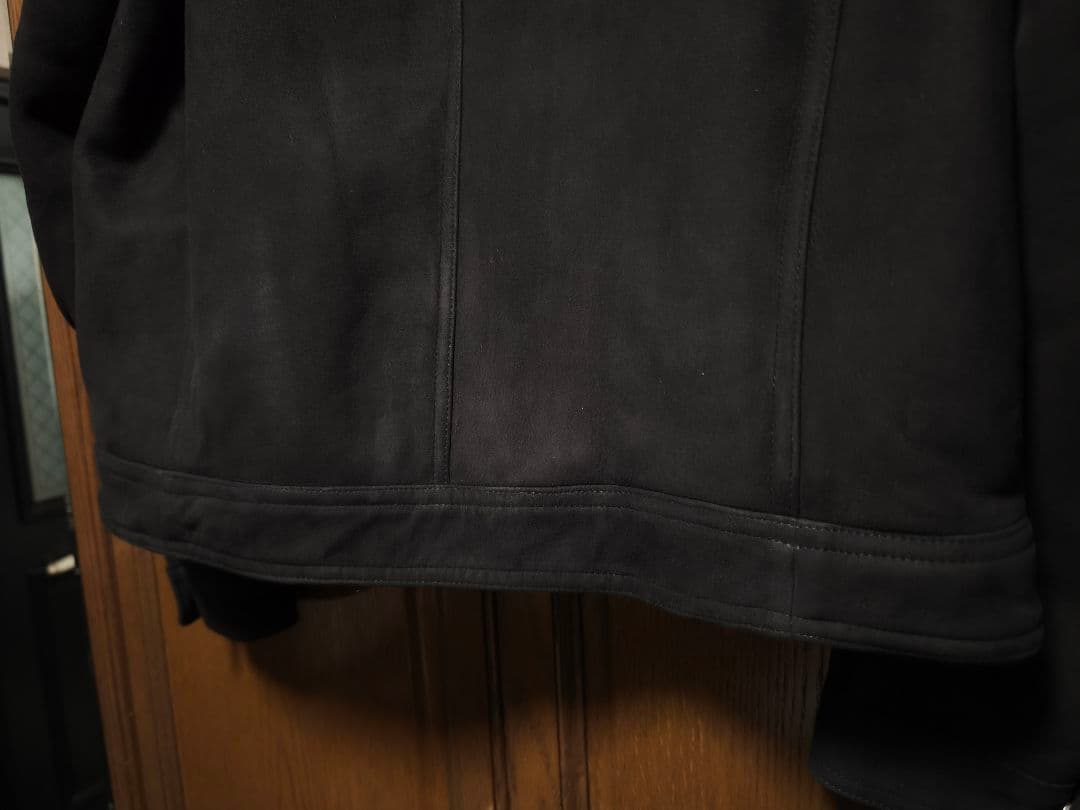 新品　EMMETI JURI ユリ ムートンジャケット　ブラック　サイズ50